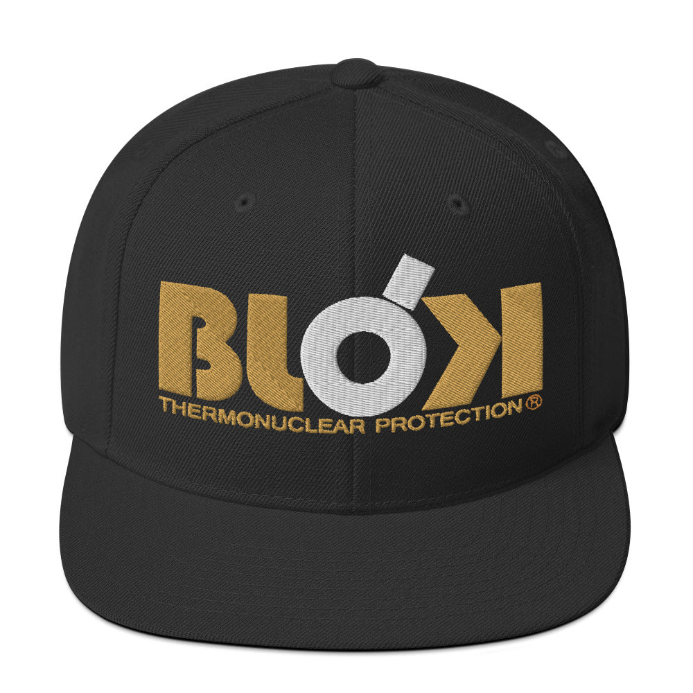 Snapback - Blok Thermo - Hat Gold and White