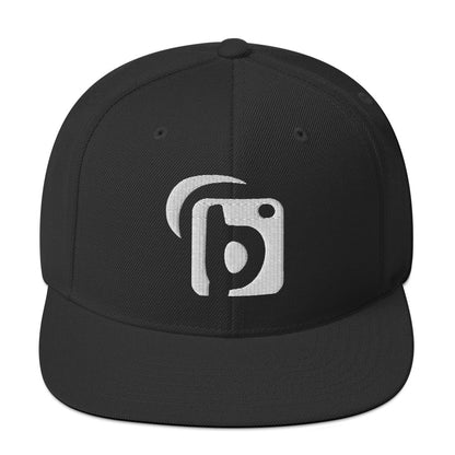 BLOK Original Logo - Women's Snapback Hat - 3D White Embroidery