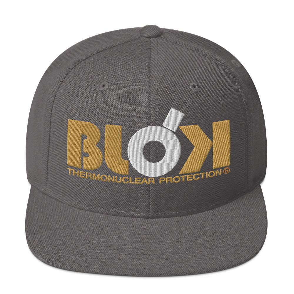 Snapback - Blok Thermo - Hat Gold and White