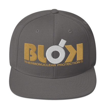 Snapback - Blok Thermo - Hat Gold and White