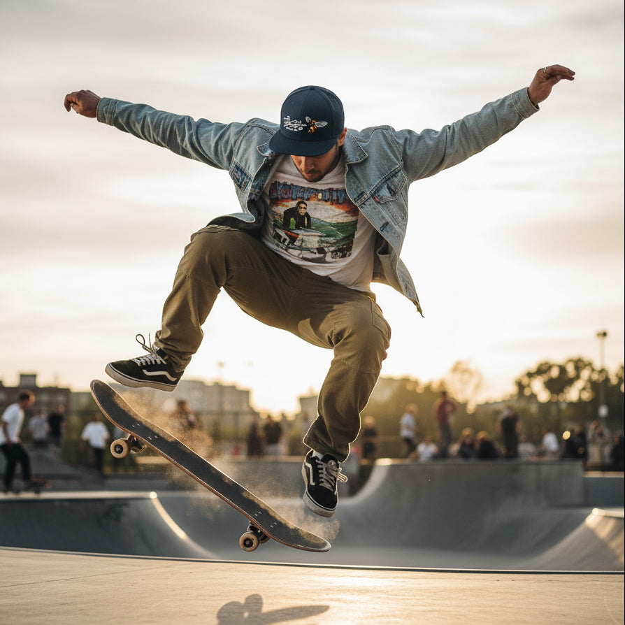 Blok Swarm - Snapback Hat - White Embroidery