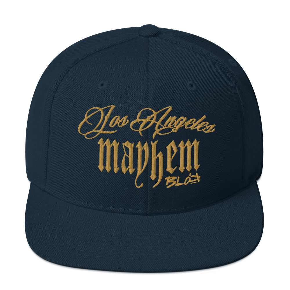 LA Mayhem - Snapback Hat - Gold Embroidery - Women's