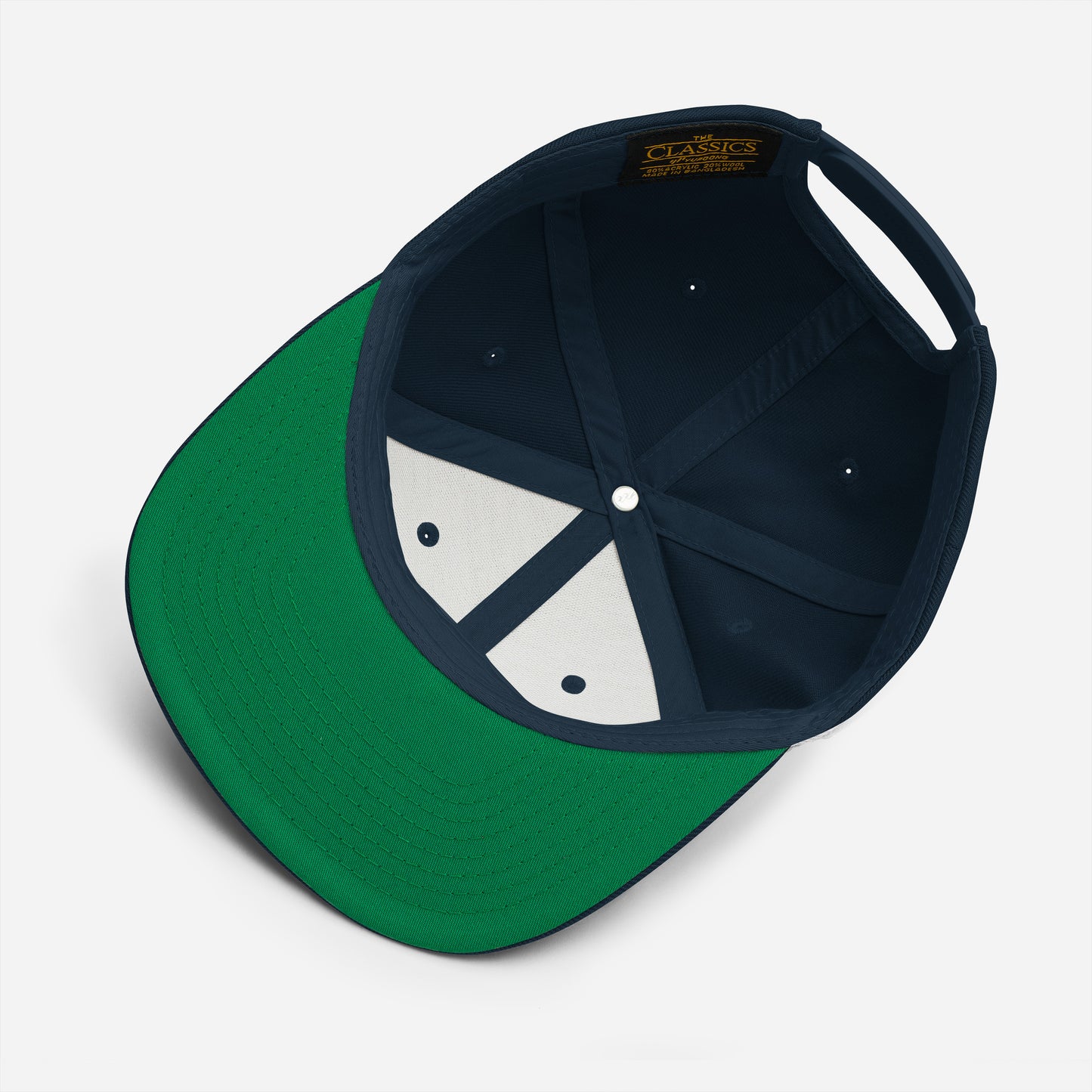 BLOK Swarm - Women's Snapback Hat - White Embroidery