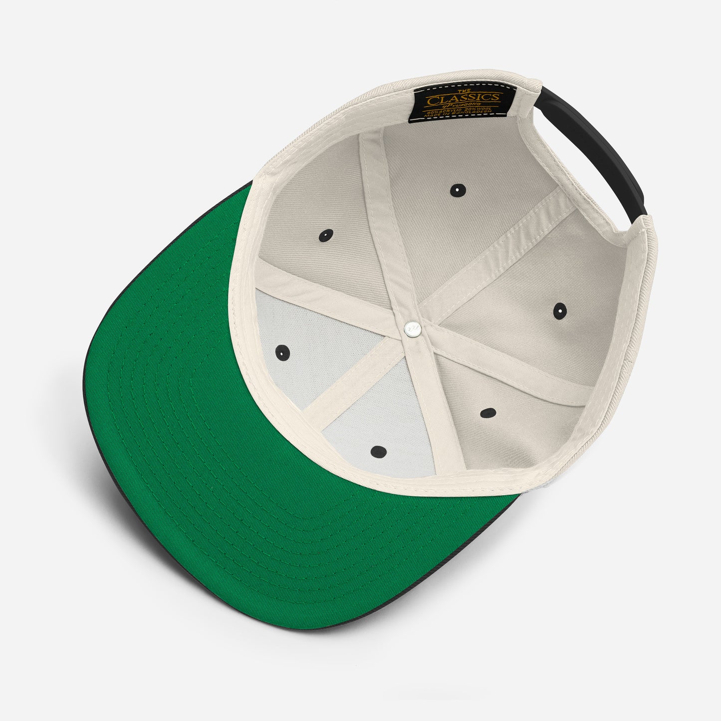 BLOK Shield - Women's Snapback Hat - Red & Yellow Embroidery