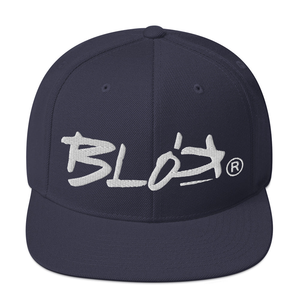 BLOK Defy Gravity - Snapback Hat - White Embroidery