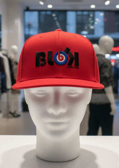 Blok Target - Snapback Hat - Black Embroidery