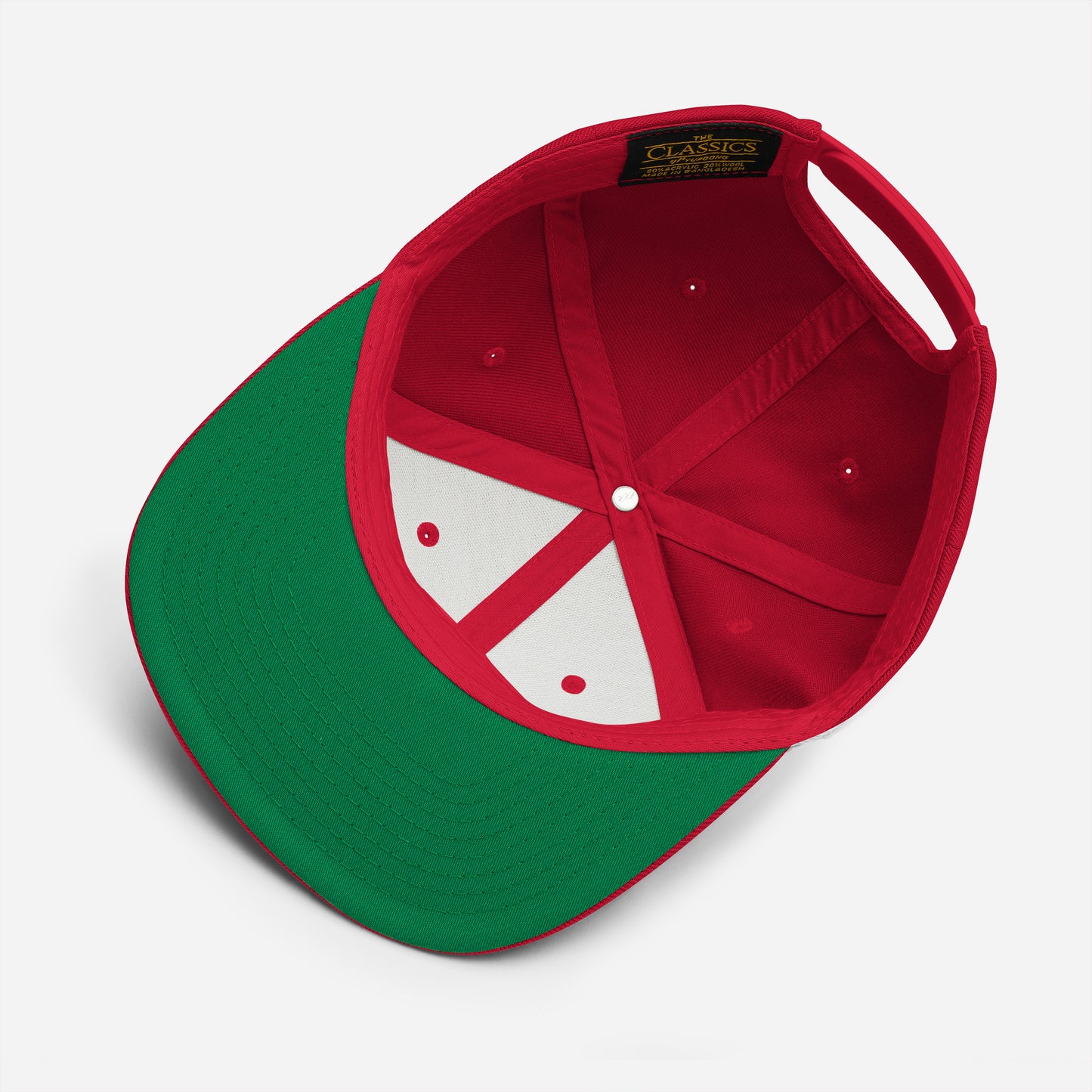 BLOK Original Logo - Women's Snapback Hat - 3D White Embroidery