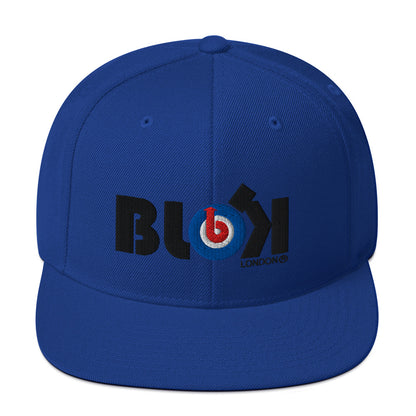 Blok Target - Snapback Hat - Black Embroidery