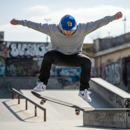 Blok Original Logo - Snapback Hat - 3D Yellow Embroidery