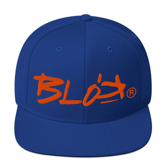 BLOK Defy Gravity - Snapback Hat - Orange Embroidery