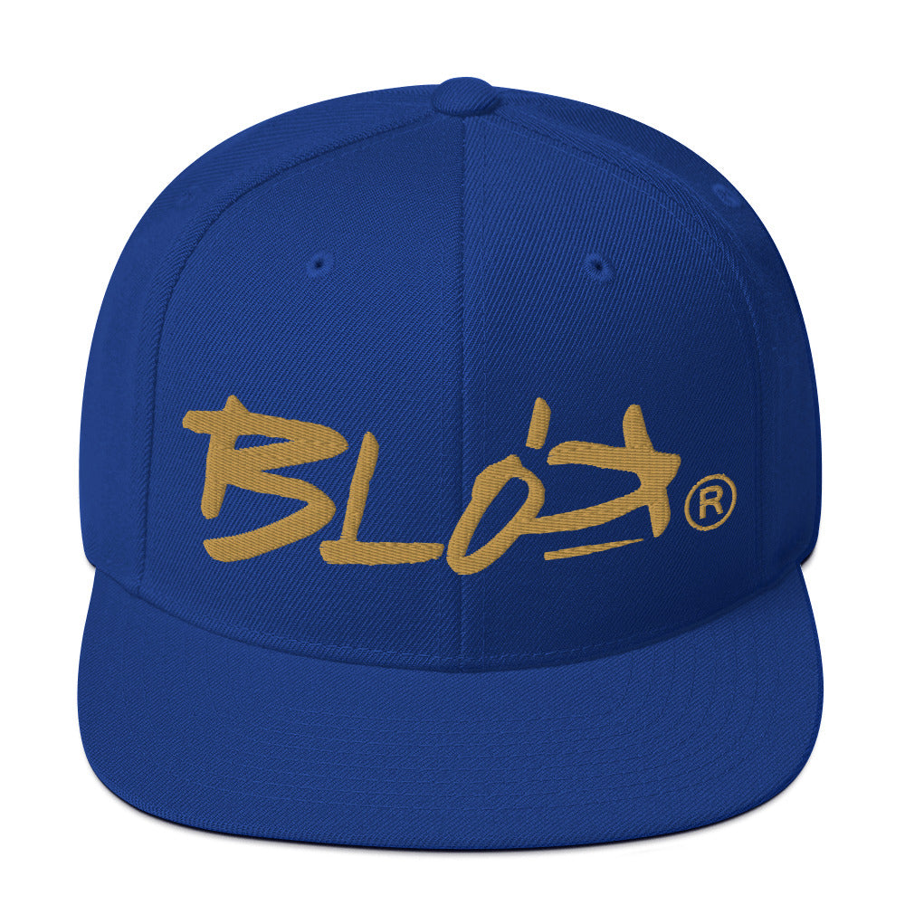 BLOK Underscore - Women's Snapback Hat - Gold Embroidery
