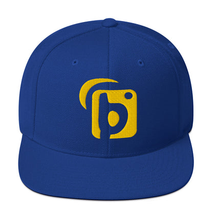 BLOK Original Logo - Women's Snapback Hat - 3D Yellow Embroidery