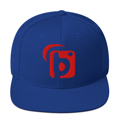 BLOK Original Logo - Women's Snapback Hat - 3D Red Embroidery