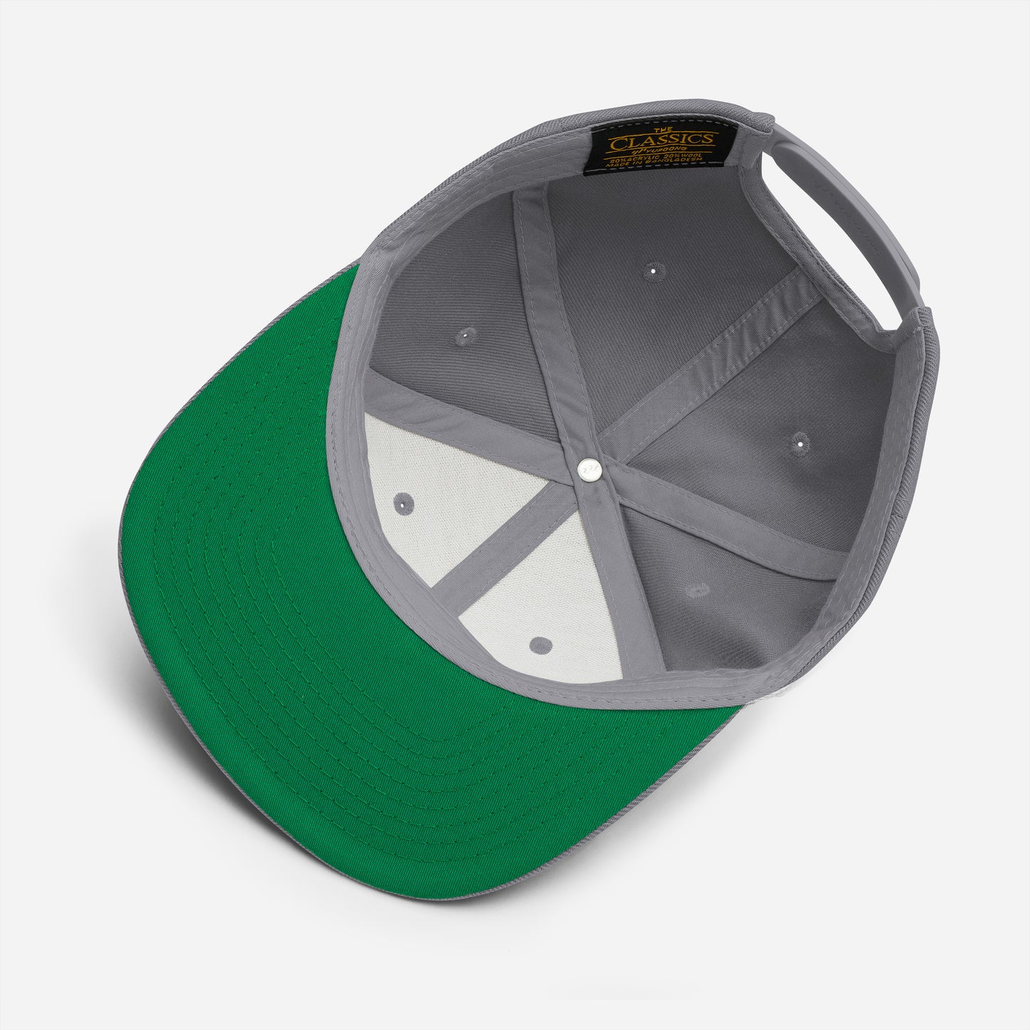 BLOK Underscore - Women's Snapback Hat - Bright Blue Embroidery
