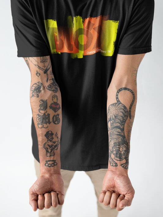 Roller - Front Print in Orange & Yellow - Men's Classic Fit