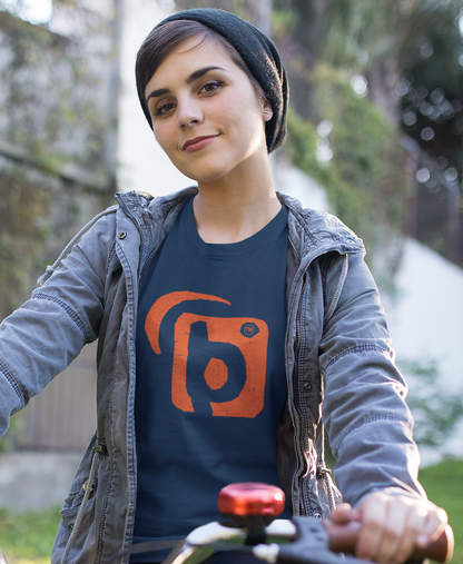 Mosaic - Front Print in Orange - Women's Relaxed Fit