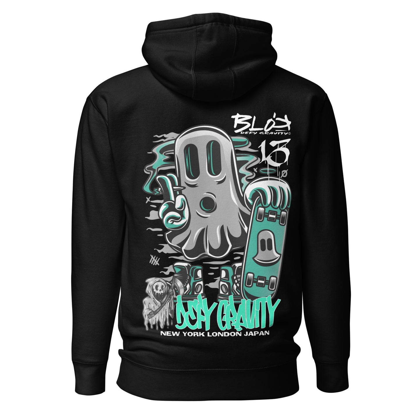 Ghosting - Front & Back Print - Men's Graphic Hoodie