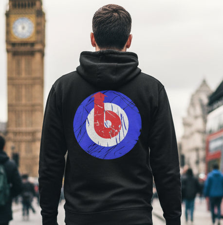 Blok Target - Front, Back & Arm Print - Men's Hoodie