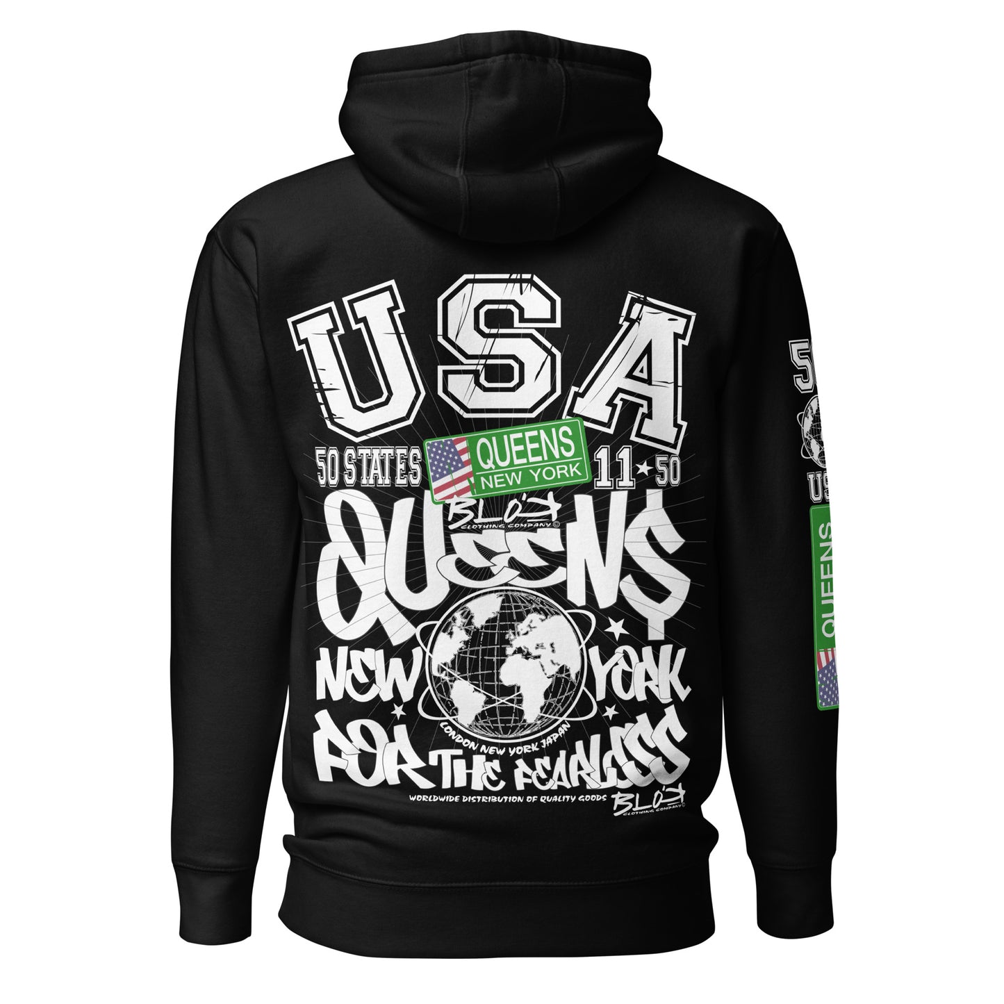 Blok Queens New York 50 States - Premium Hoodie - Men's