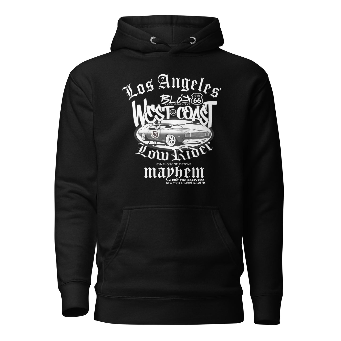 Low Rider Mayhem - with White Print - Women's Hoodie