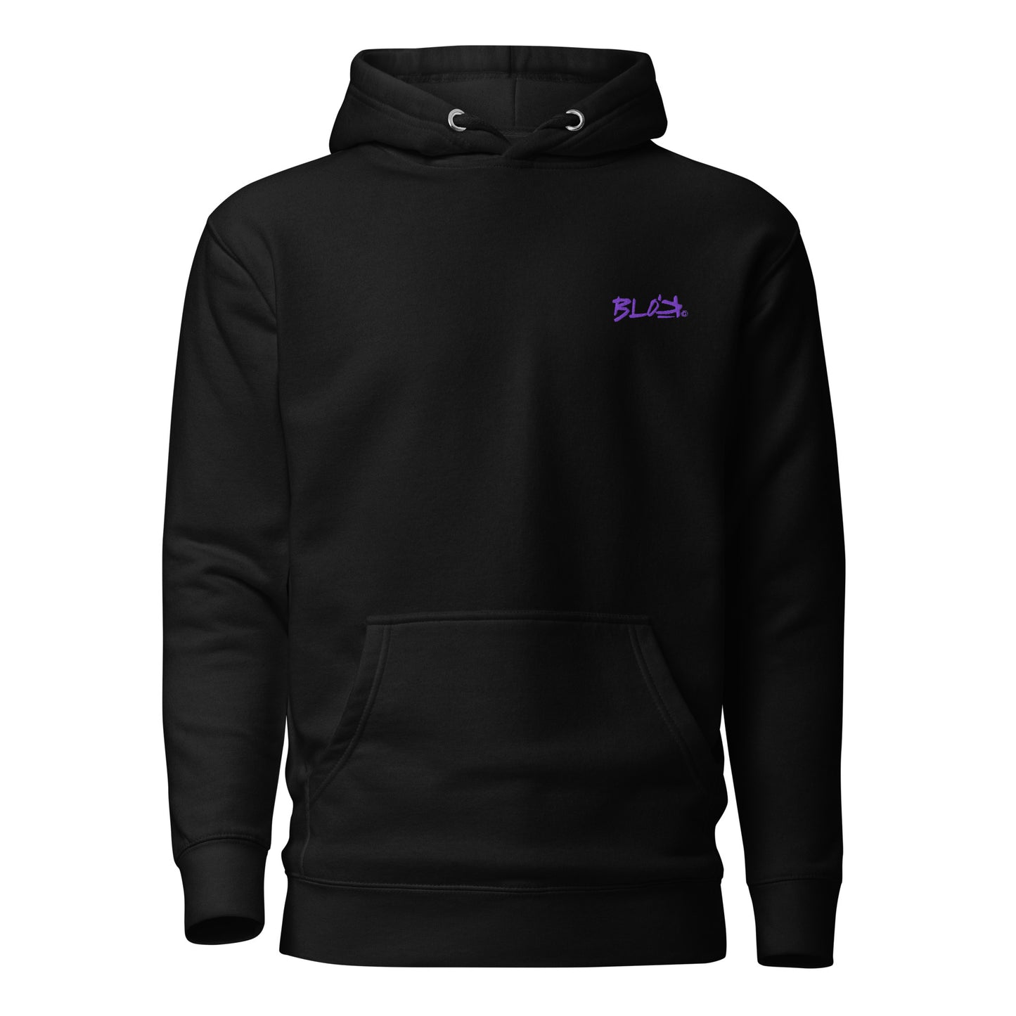 Essentials Small Logo - in Purple Embroidery - Women's Hoodie
