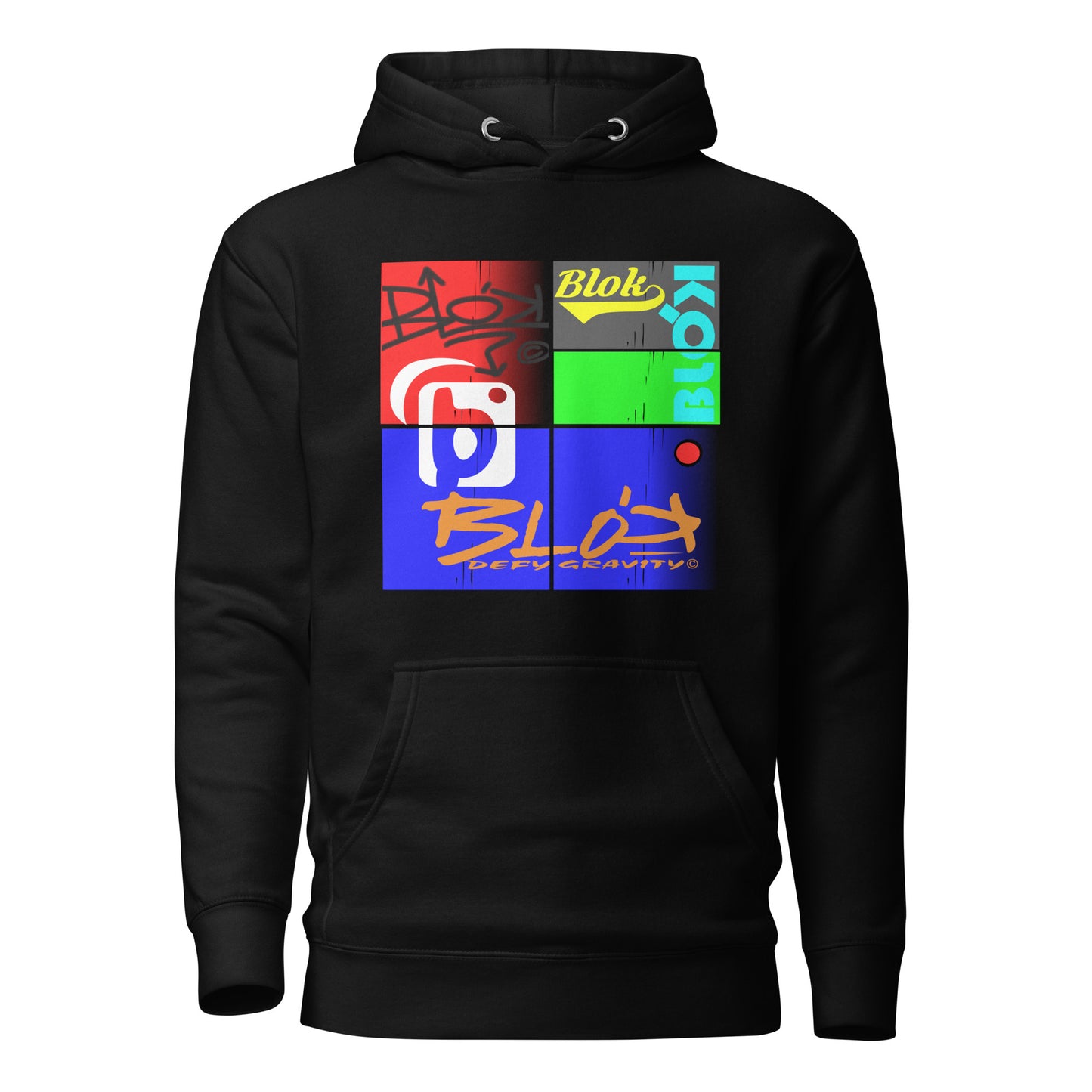 Blok Logos - Front & Back Print - Women's Hoodie