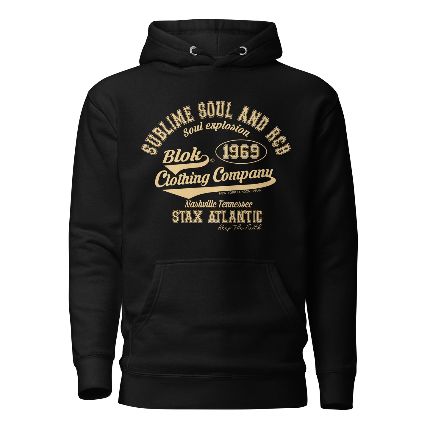 BLOK Sublime Soul - Gold Front Graphic Print Women's Hoodie