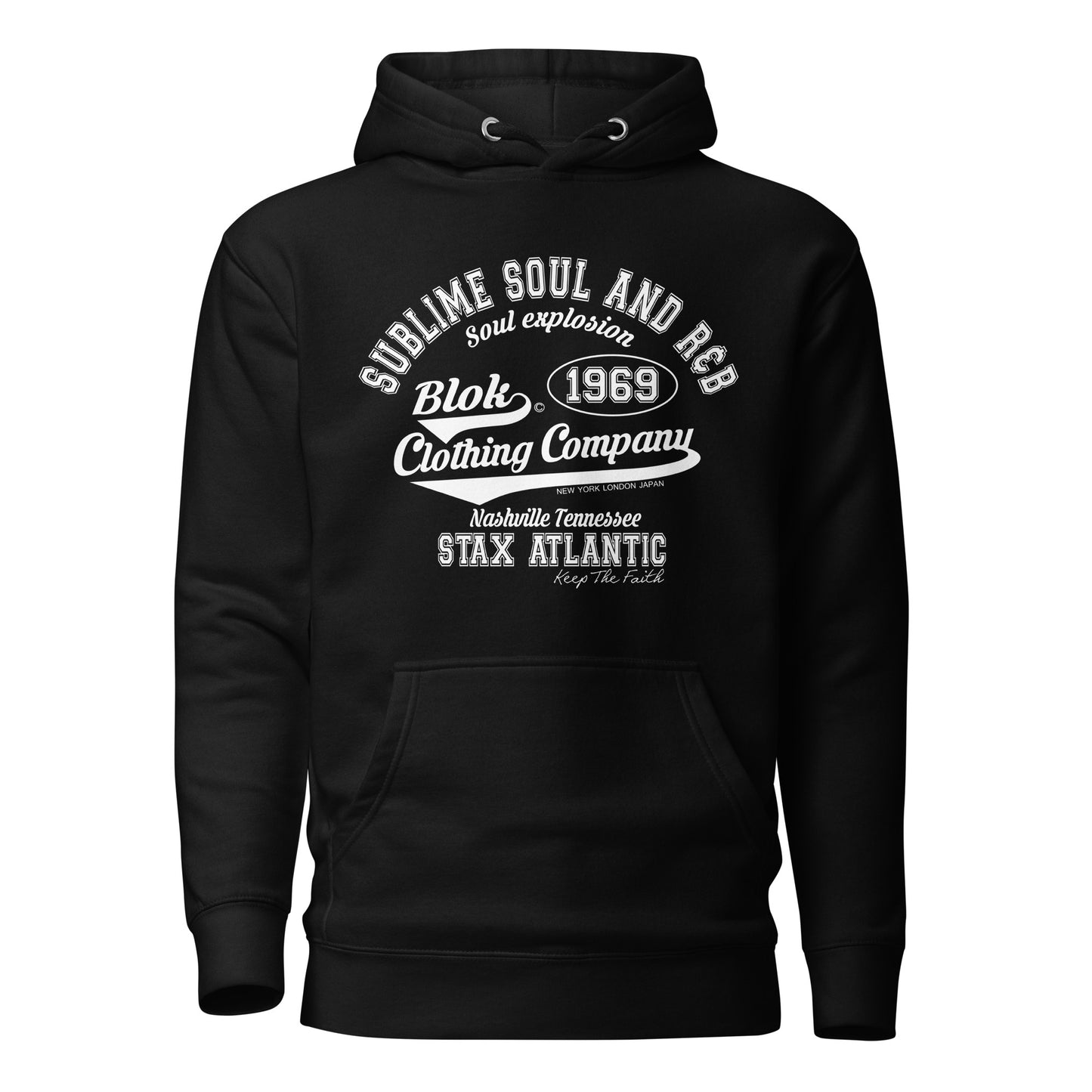 BLOK Sublime Soul - White Front Graphic Print Women's Hoodie
