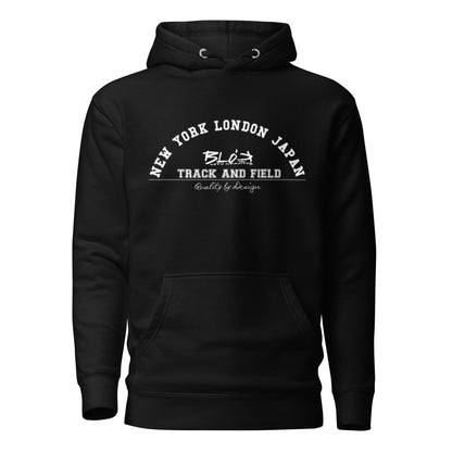 Track & Field - with White Print - Women's Hoodie