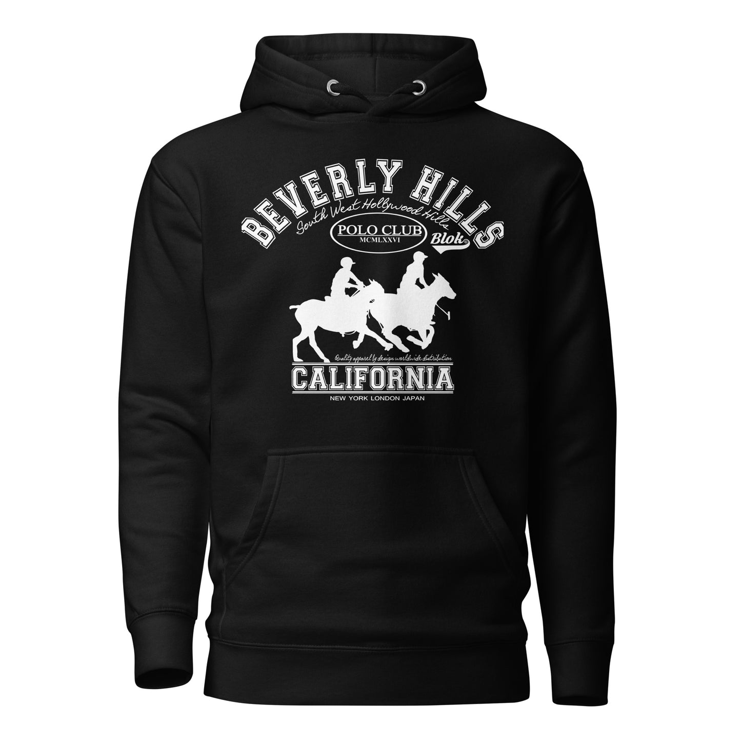 Beverly Hills Polo Club - with White Print - Women's Hoodie