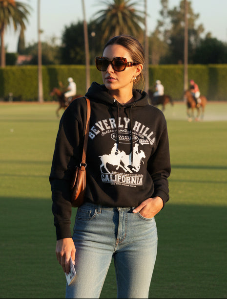 Beverly Hills Polo Club - with White Print - Women's Hoodie