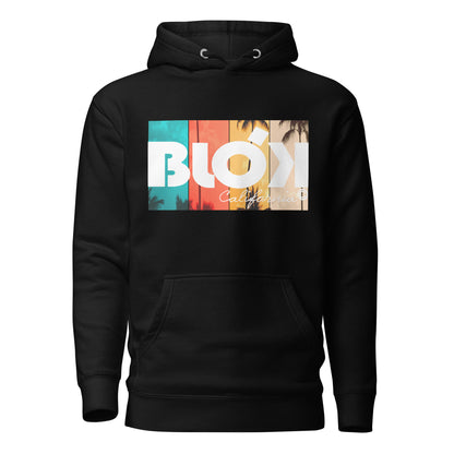 BLOK California Palm Tree - Front Graphic Print Women's Hoodie