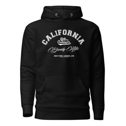 California Beverly Hills - Front Print in White - Men's Hoodies