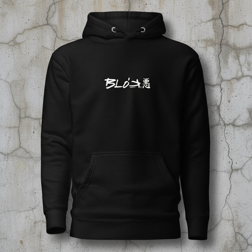 El Diablo - Front & Back Print in Red & White - Men's Hoodie