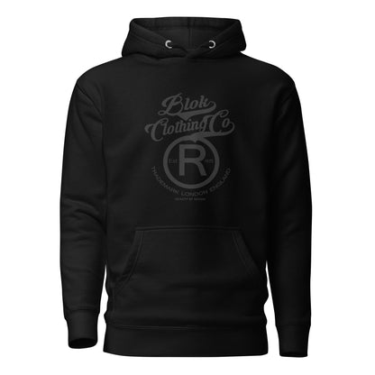 Registered Big R - Black Front Print - Men's Graphic Hoodie