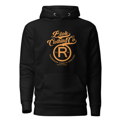 Registered Big R - Orange Front Print - Men's Graphic Hoodie