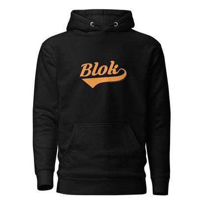 Blok Classic Logo - in Gold Print - Men's Hoodie