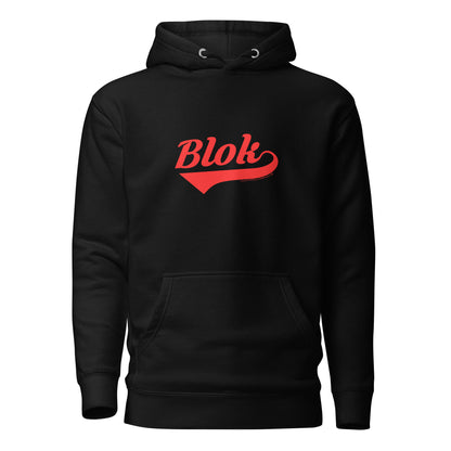 Blok Classic Logo - Red Front Print - Men's Graphic Hoodie