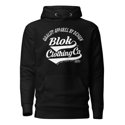 Quality Apparel By Design - with White Print - Men's Hoodie