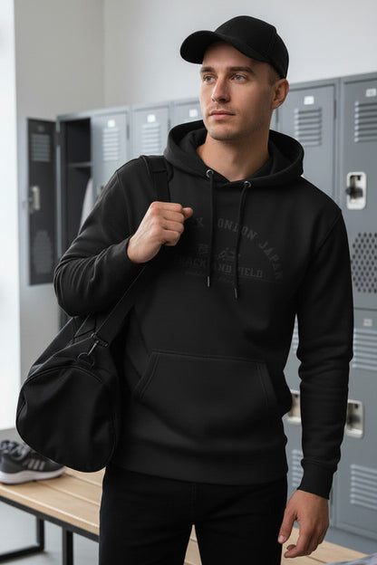 Track & Field - with Black Print - Men's Hoodie