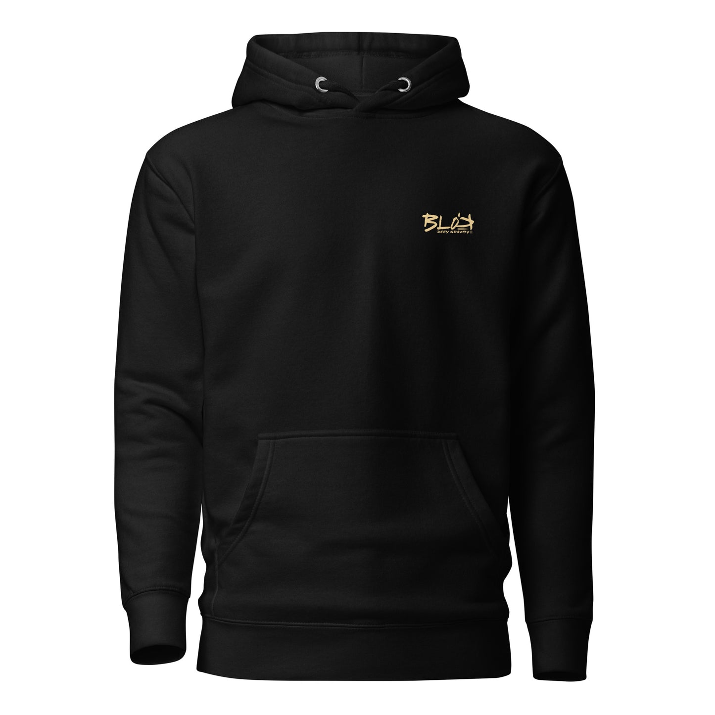 Fish Bone - Back & Front Print in Cream - Men's Graphic Hoodie