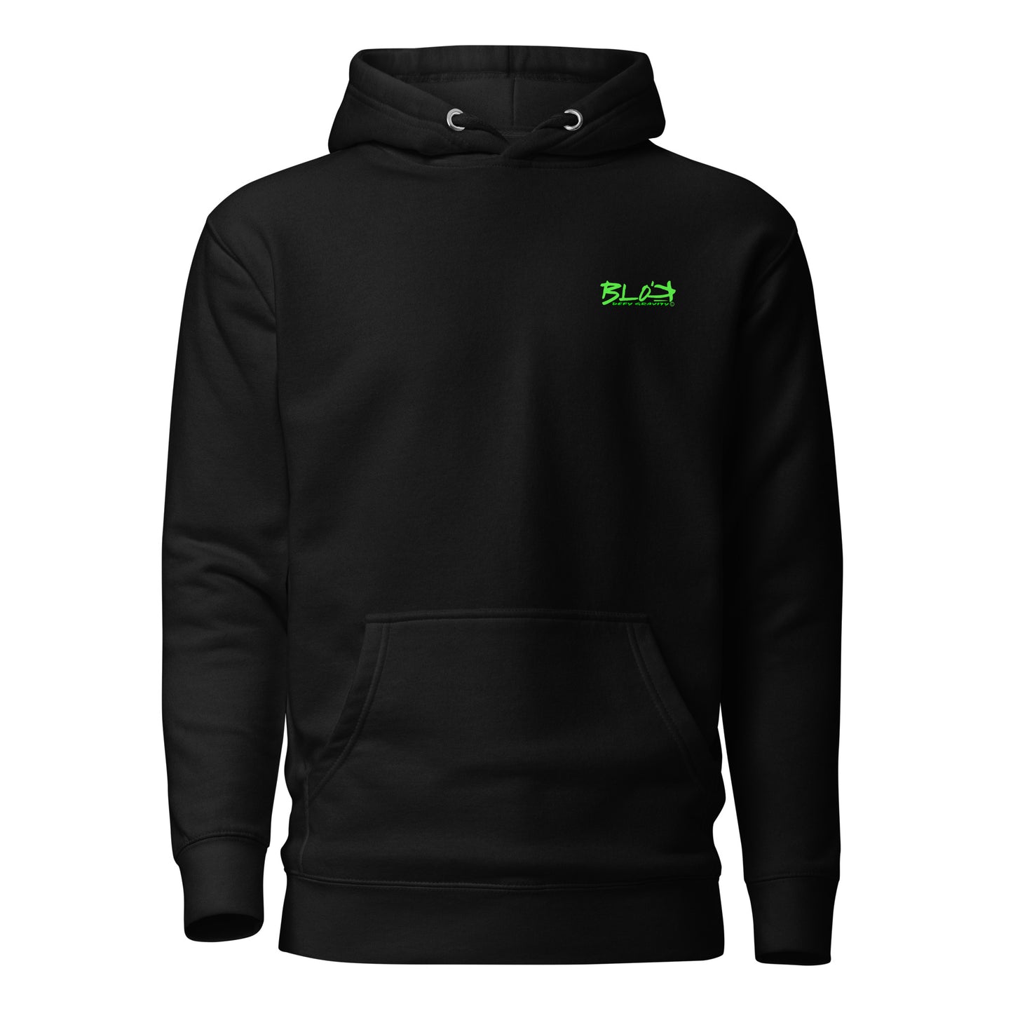 Airborne Eagle - Front & Back Print in Green - Men's Graphic Hoodie
