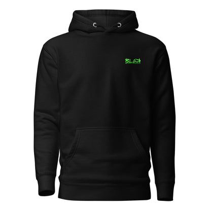 Airborne Eagle - Front & Back Print in Green - Men's Graphic Hoodie