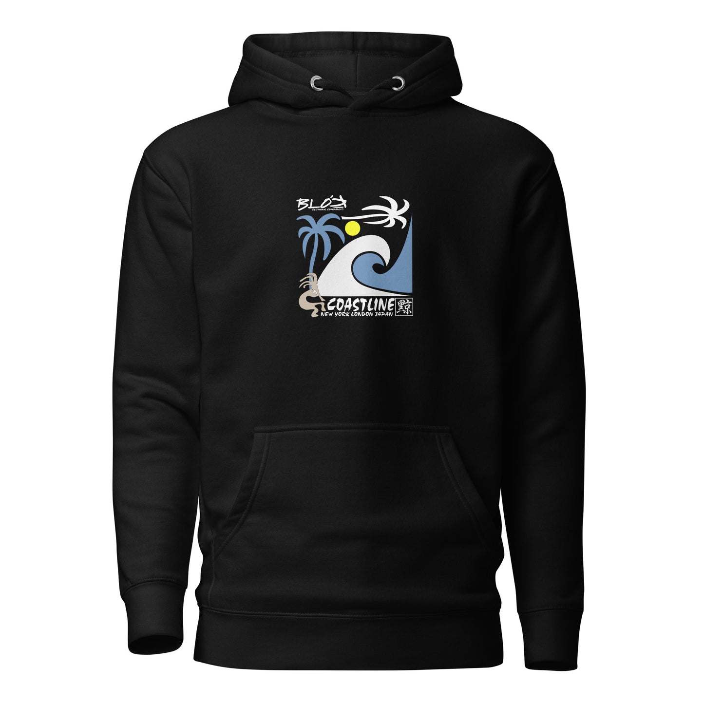 Coastline - Front & Back Print - Men's Graphic Hoodie