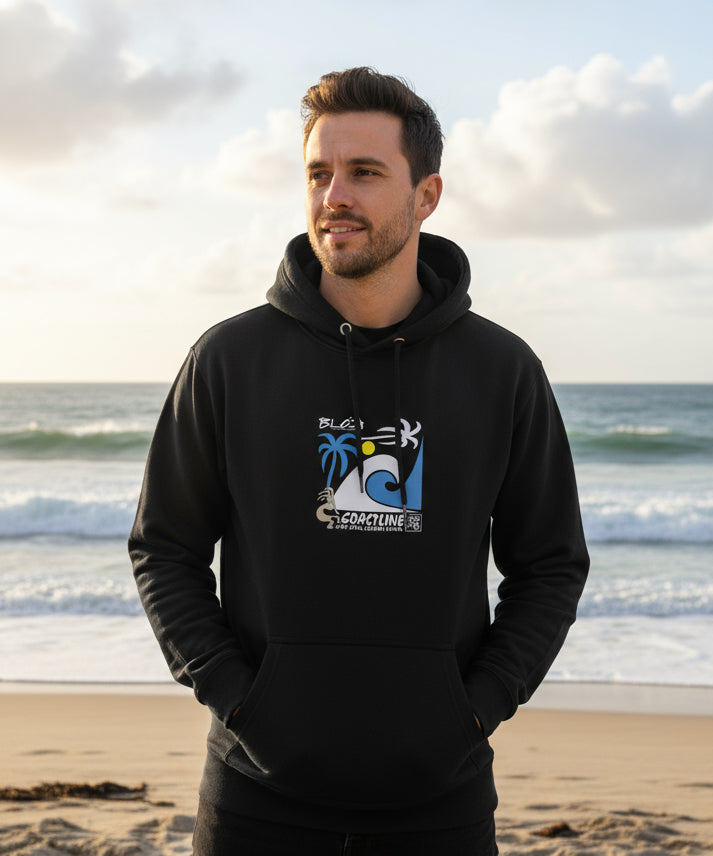 Coastline - Front & Back Print - Men's Hoodie