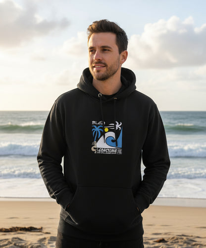 Coastline - Front & Back Print - Men's Hoodie