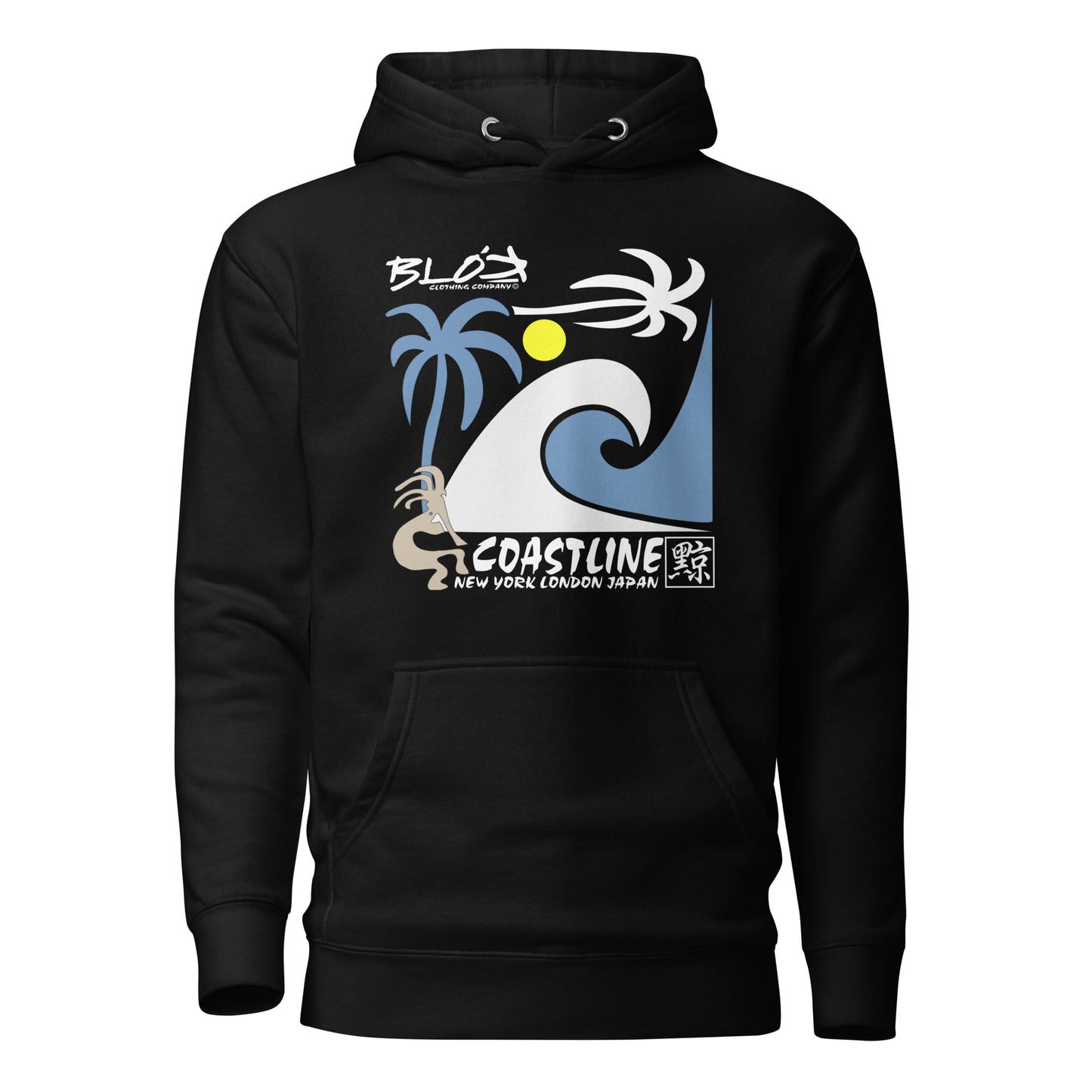 Coastline - Front Print - Men's Graphic Hoodie