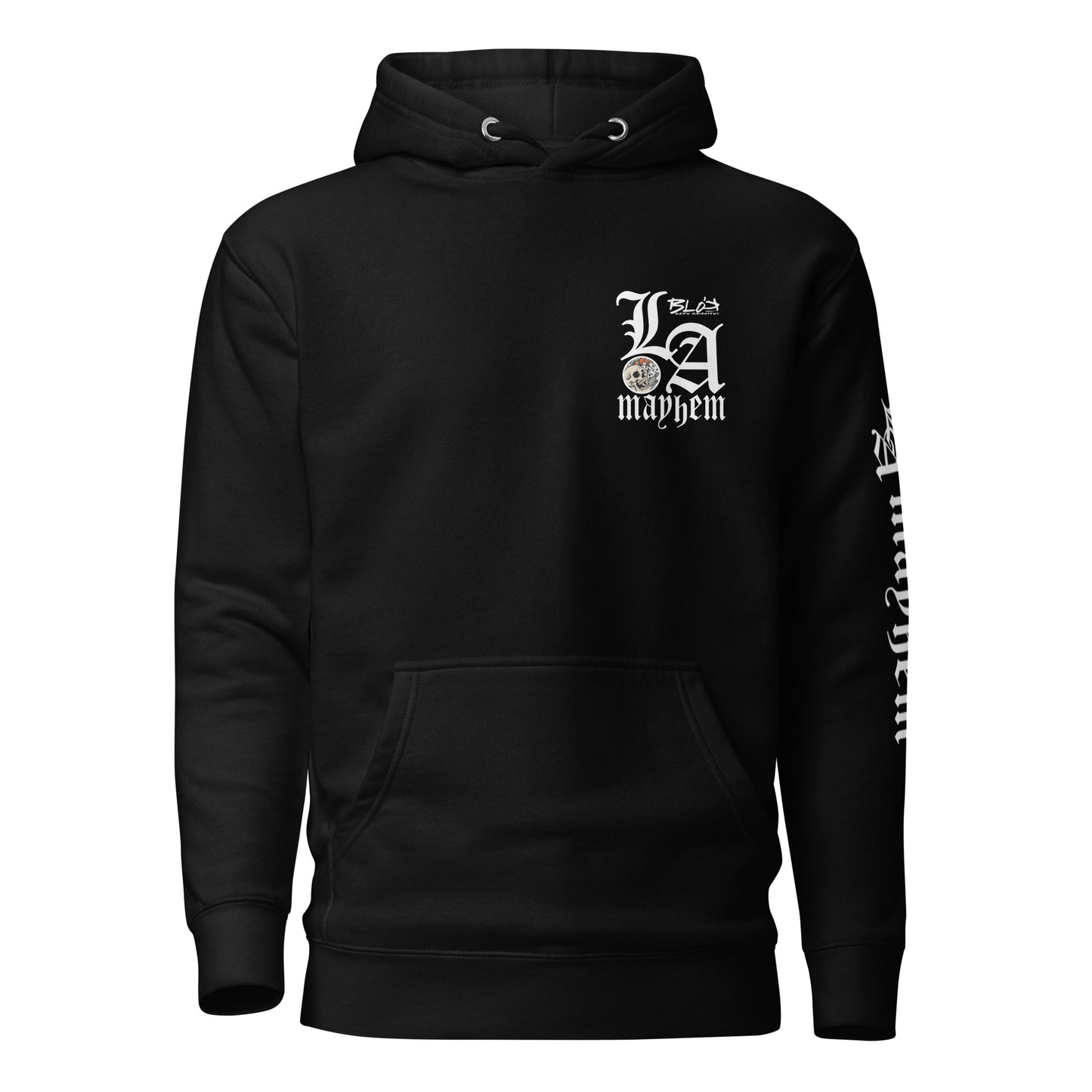 LA Mayhem BLOK - Back, Chest & Arm Print - Premium Men's Graphic Hoodie