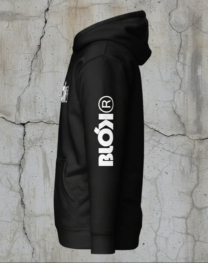 BLOK R  - Front & Arm Print - Men's Hoodie
