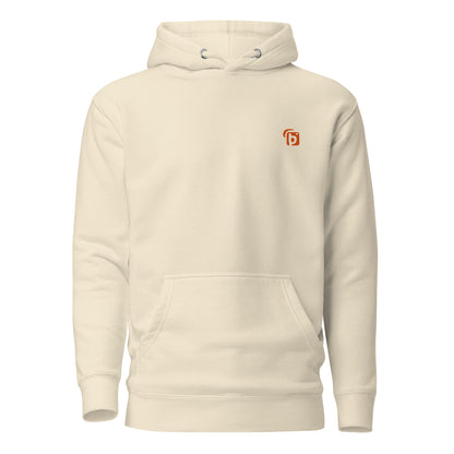 Original Logo - in Orange Embroidery - Women's Hoodie